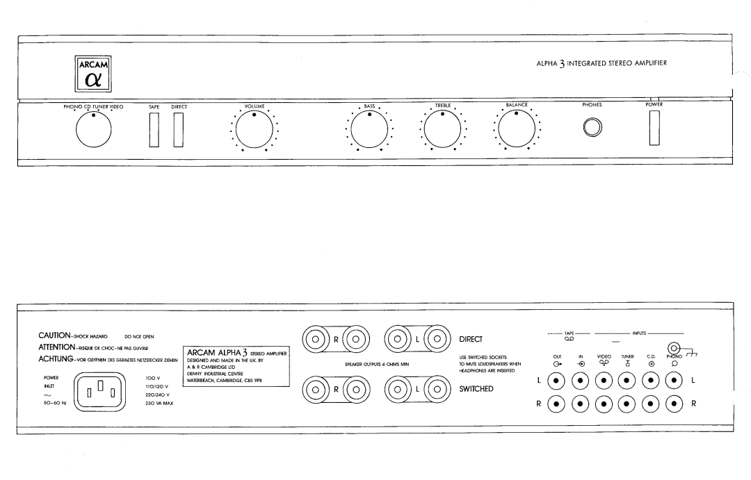 Arcam Alpha 3 manual 