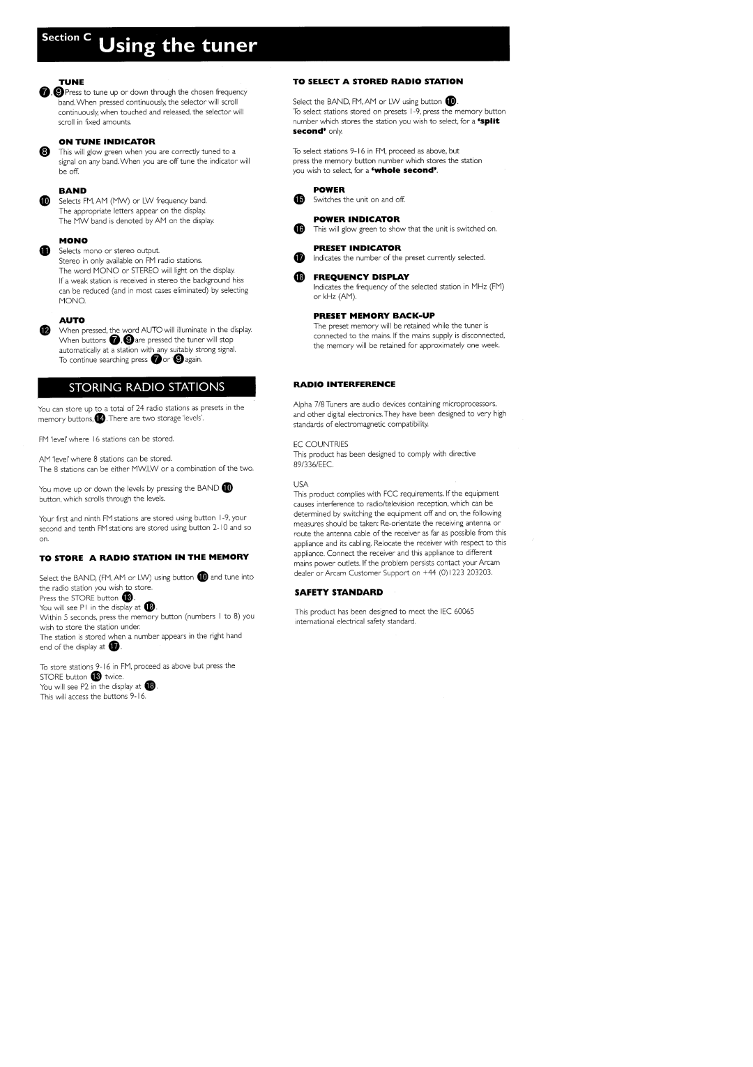 Arcam Alpha 7-8 manual 