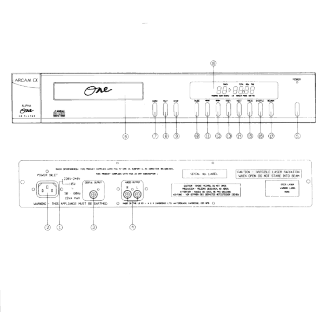 Arcam ALPHA ONE manual 