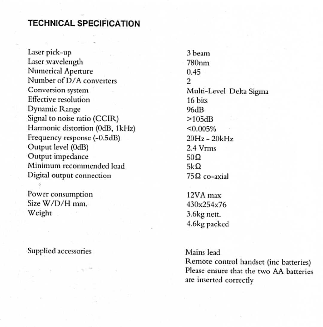 Arcam ALPHA ONE manual 