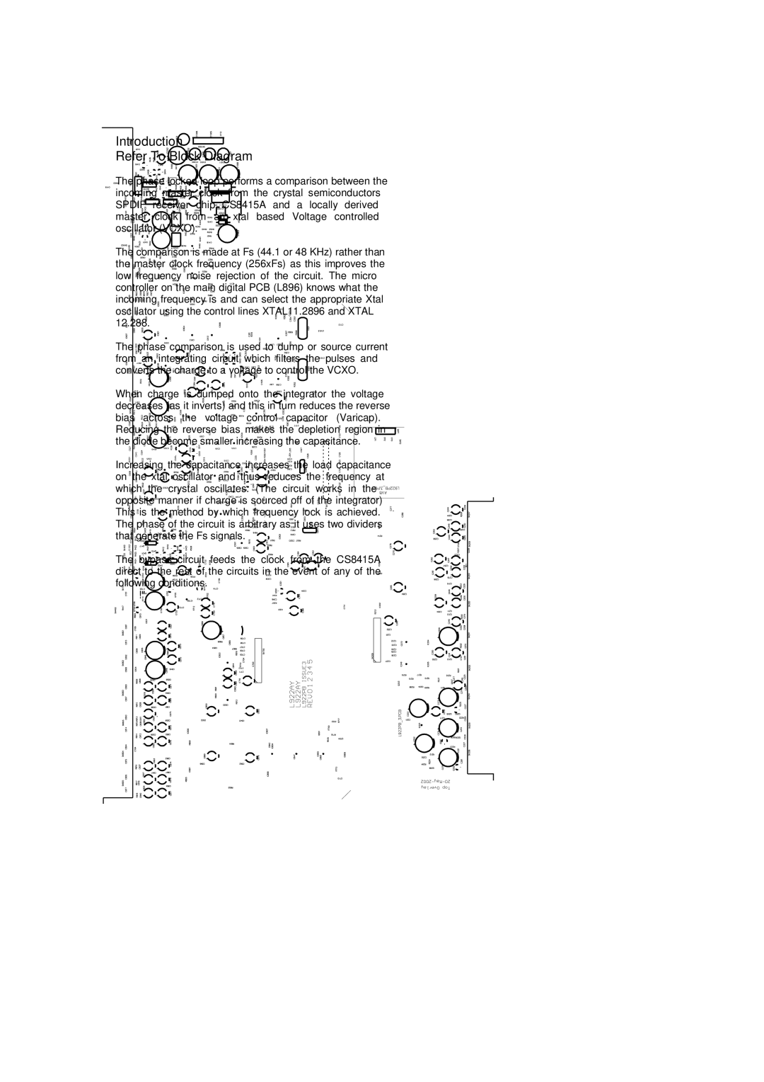 Arcam AV8 Introduction Refer To Block Diagram, Description Refer to circuit diagram L948 sheet, Specification Range 