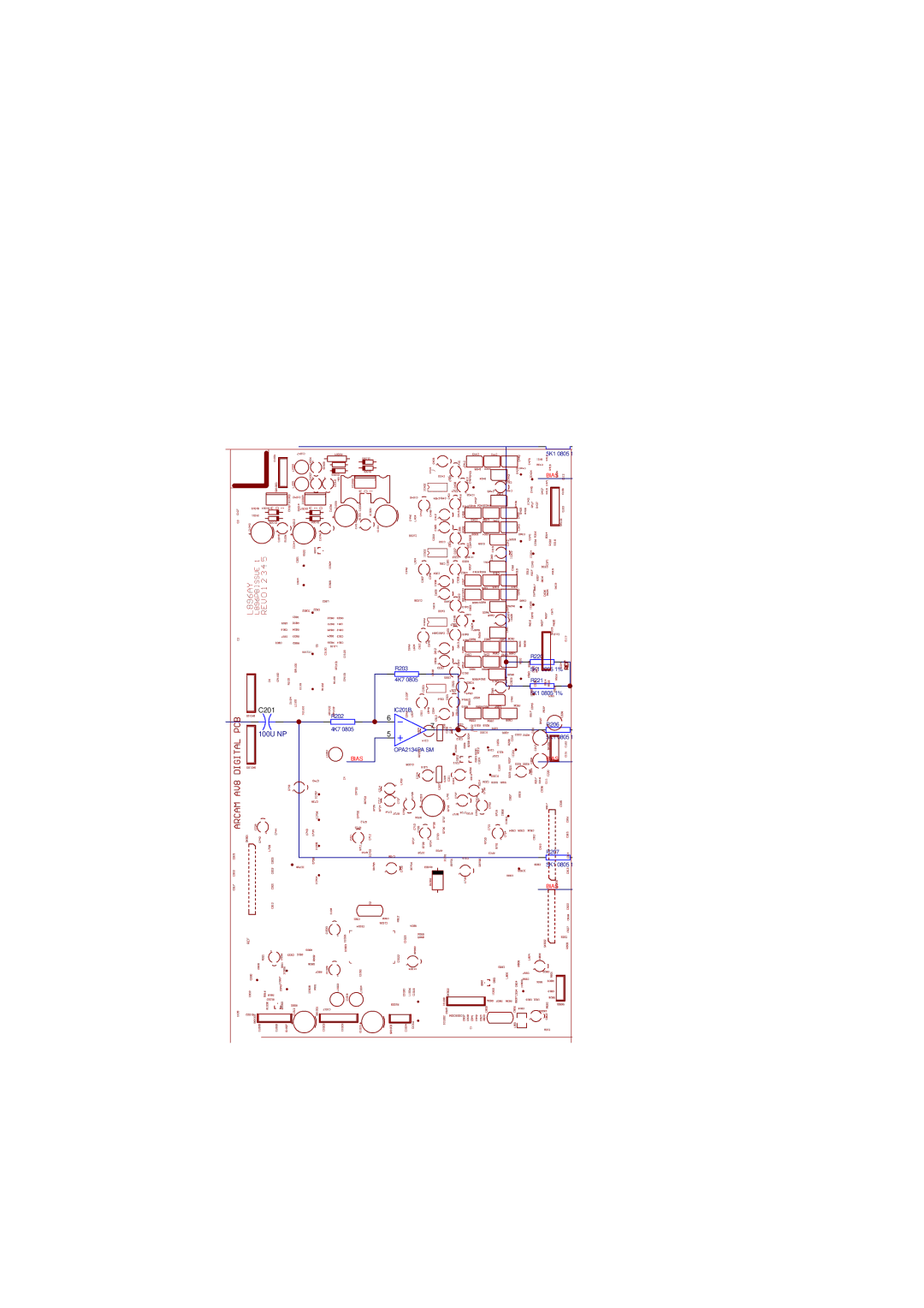 Arcam service manual AV8 Analogue to Digital Converter, Filename AVD ADC.SCH, Sheet 2 