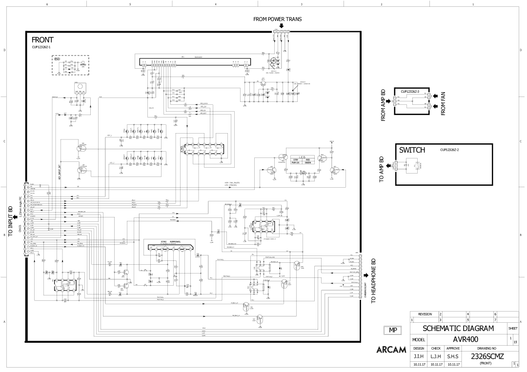 Arcam AVR400 service manual CN101, Vfdclk, Vfdrst, 25 27 29 24 26 28 