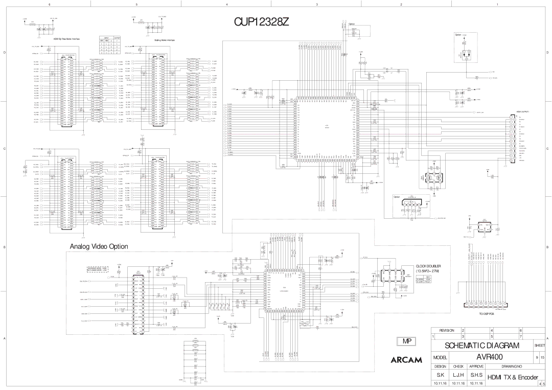 Arcam AVR400 service manual S1 S0, Input Output, OE1 OE2, Gnd 