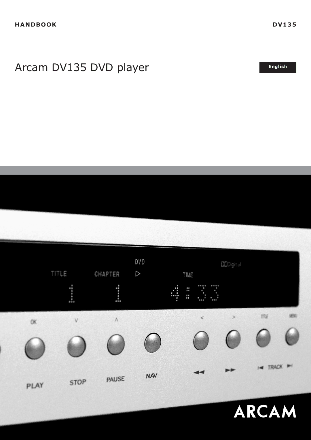 Arcam DV135 manual 