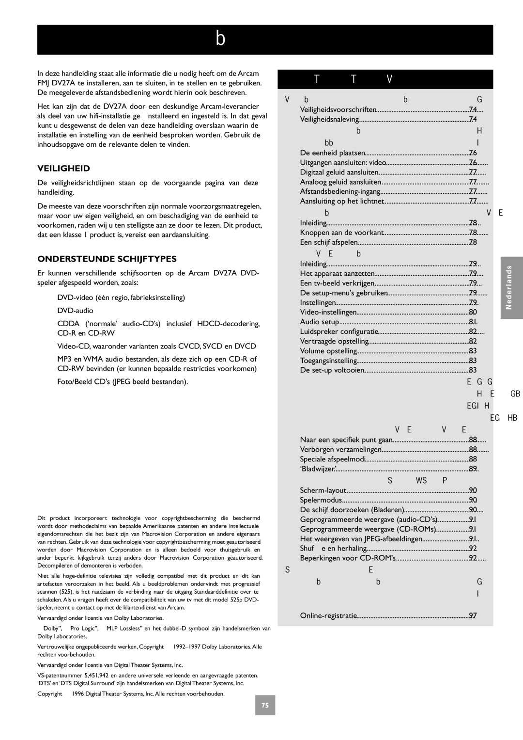 Arcam DV27A manual Deze handleiding gebruiken, Veiligheid, Ondersteunde Schijftypes,  Foto/Beeld CD’s Jpeg beeld bestanden 