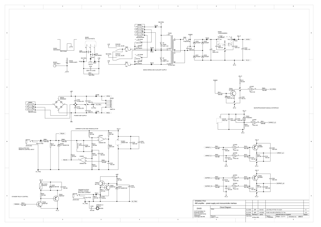 Arcam P35/3, FMJ A32 service manual 23425 