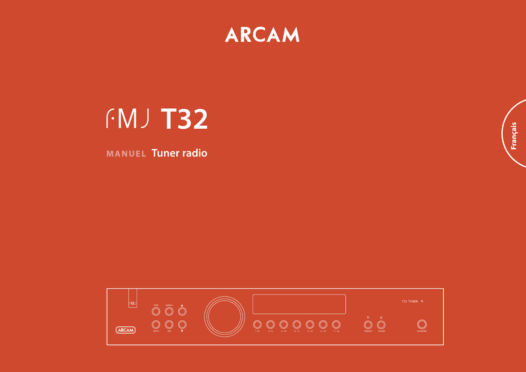 Arcam T32 manual FrançaisFrançais 