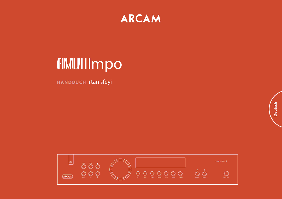 Arcam T32 manual N d b u ch Radiotuner 