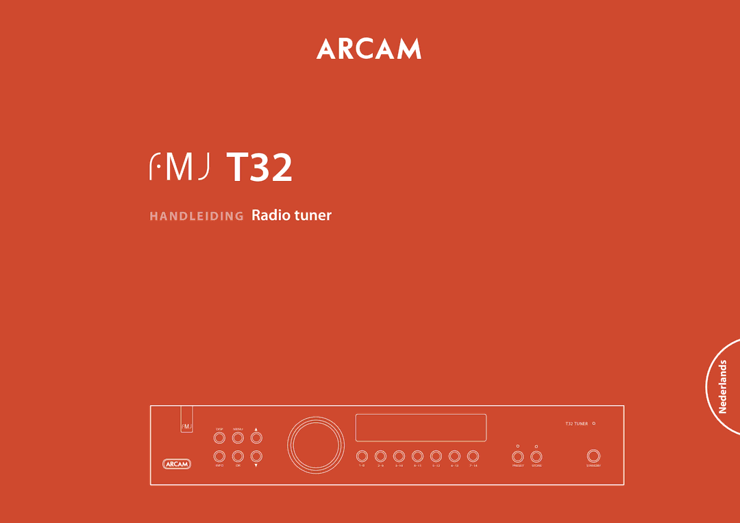 Arcam T32 manual Nederlands 