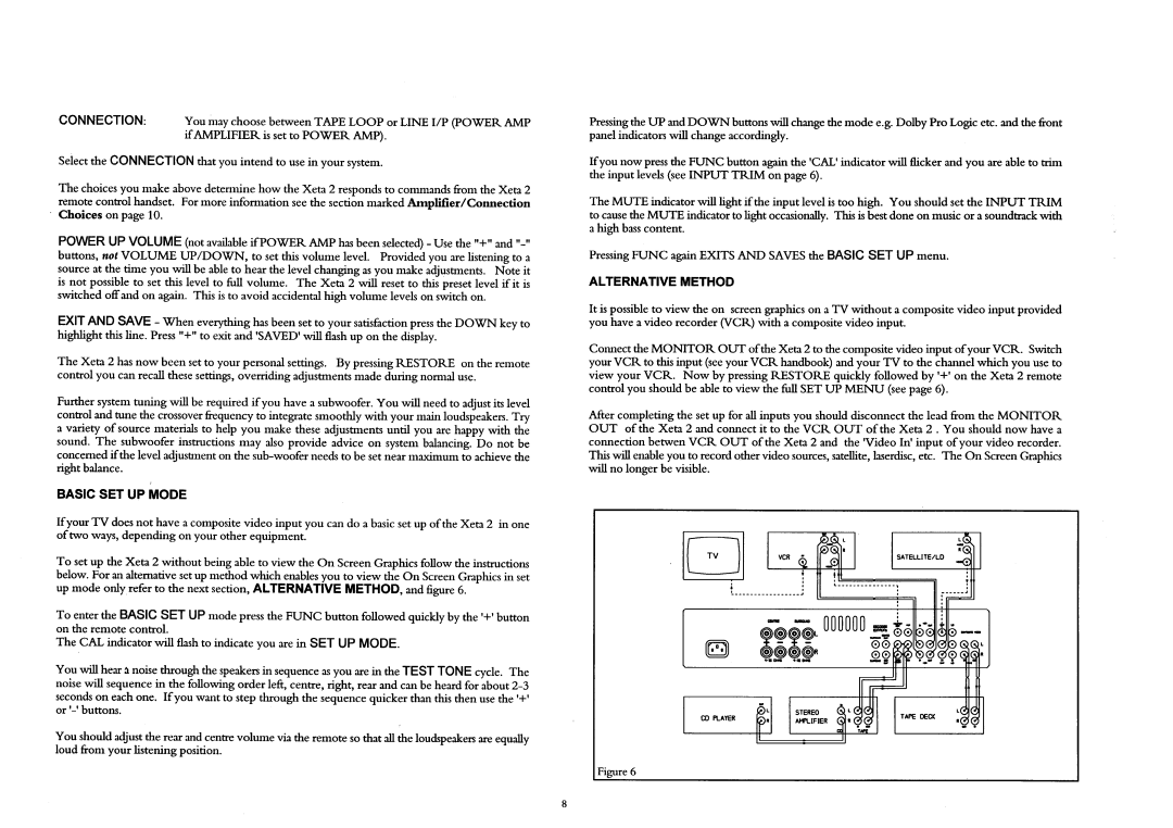 Arcam XETA 2 manual 