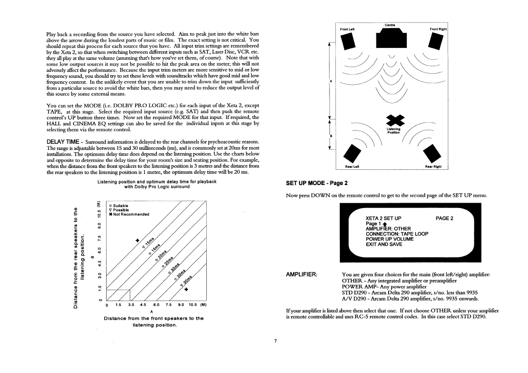 Arcam XETA 2 manual 