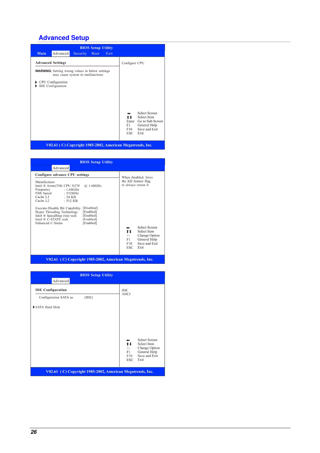 Archos 10 user manual Advanced Setup 