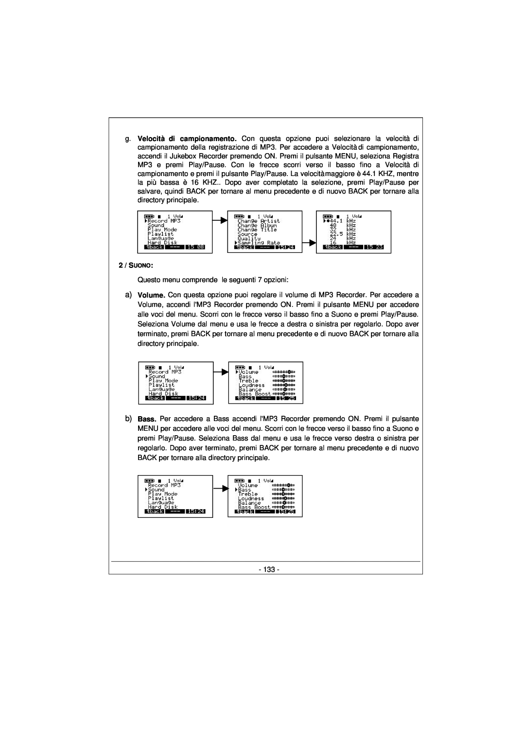 Archos 100628 manual 2/ SUONO 
