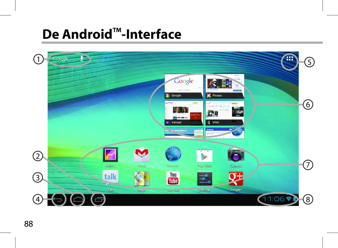 Archos 101XS user manual De AndroidTM-Interface 