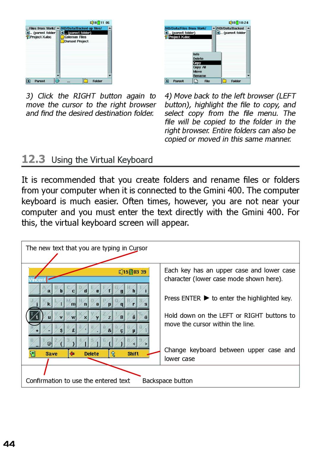 Archos 400 user manual 