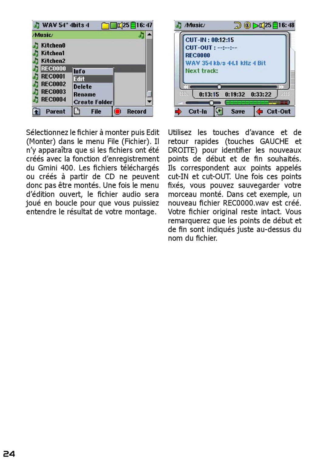 Archos 400 manuel dutilisation 