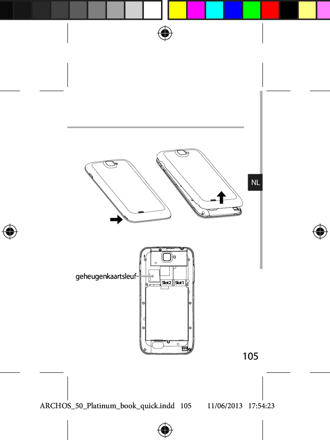 Archos 50 quick start 105 