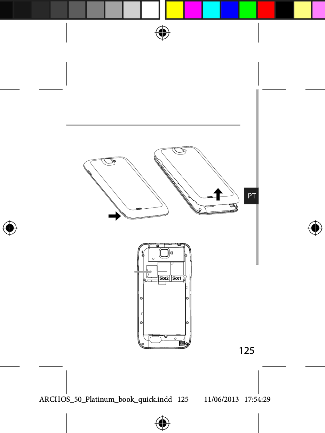 Archos 50 quick start 125 