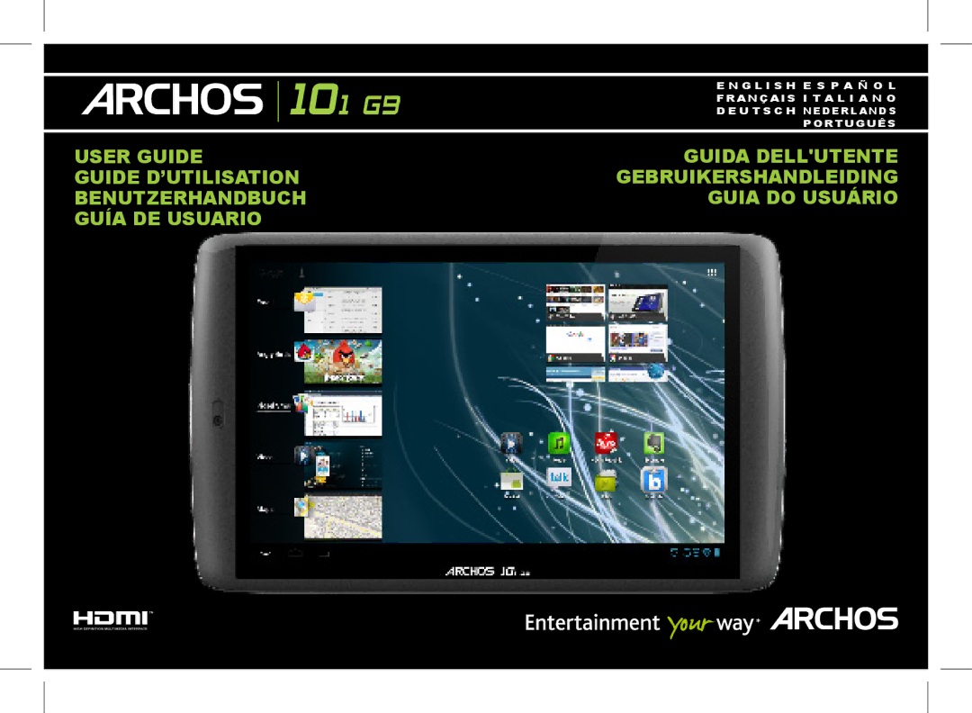 Archos 501889 manual Guia do Usuário 