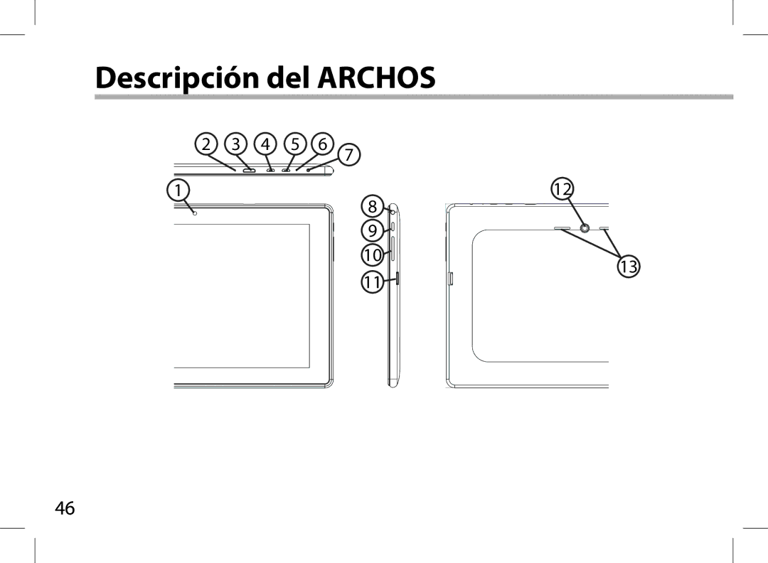 Archos AN8G4 quick start Descripción del Archos 