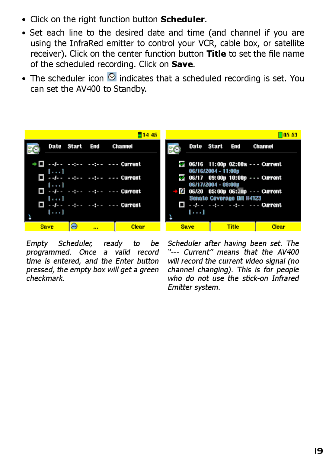 Archos AV420 user manual 