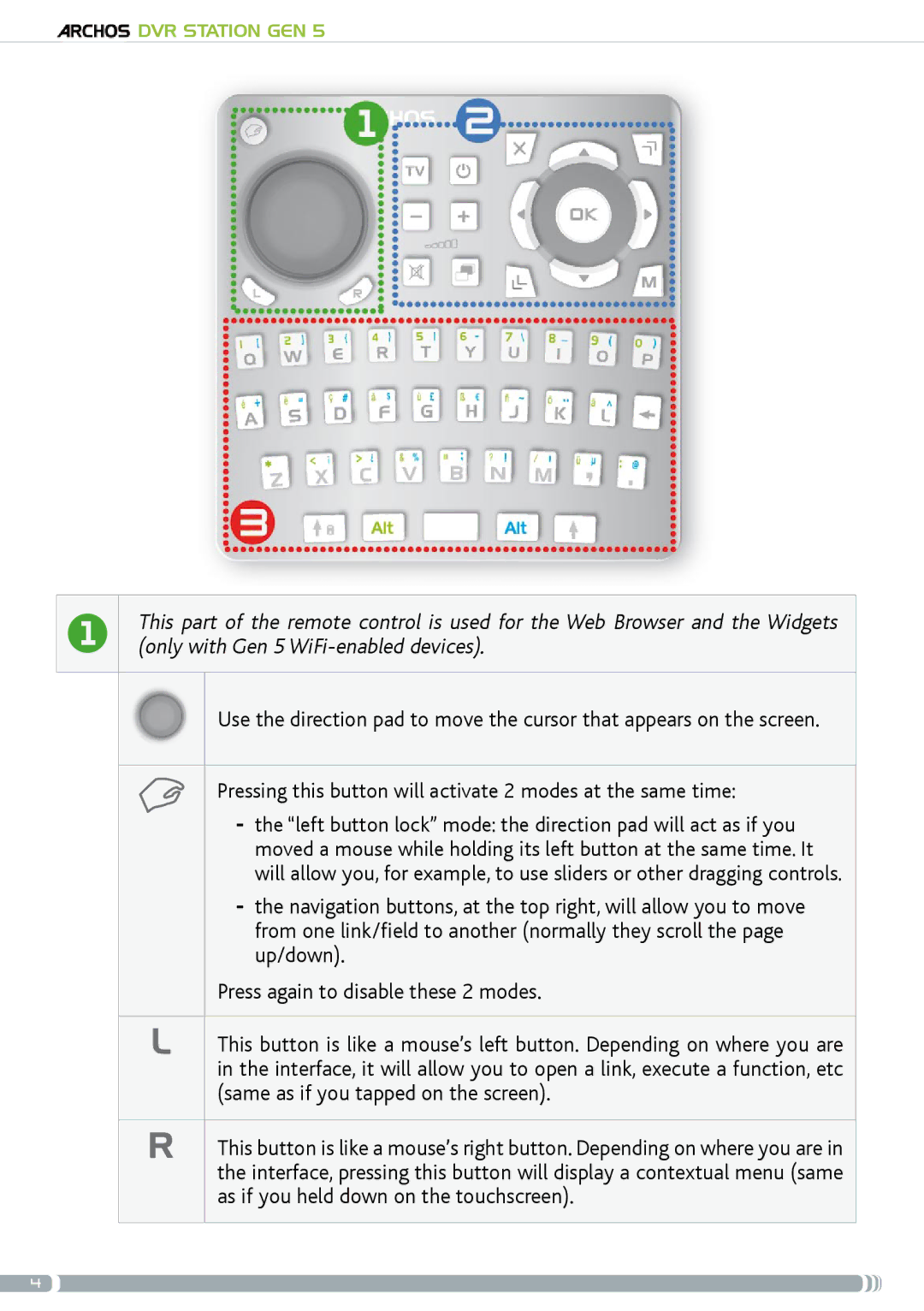 Archos GEN5 user manual DVR Station Gen 