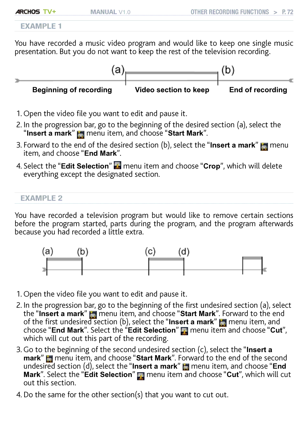 Archos TV+ user manual Example 