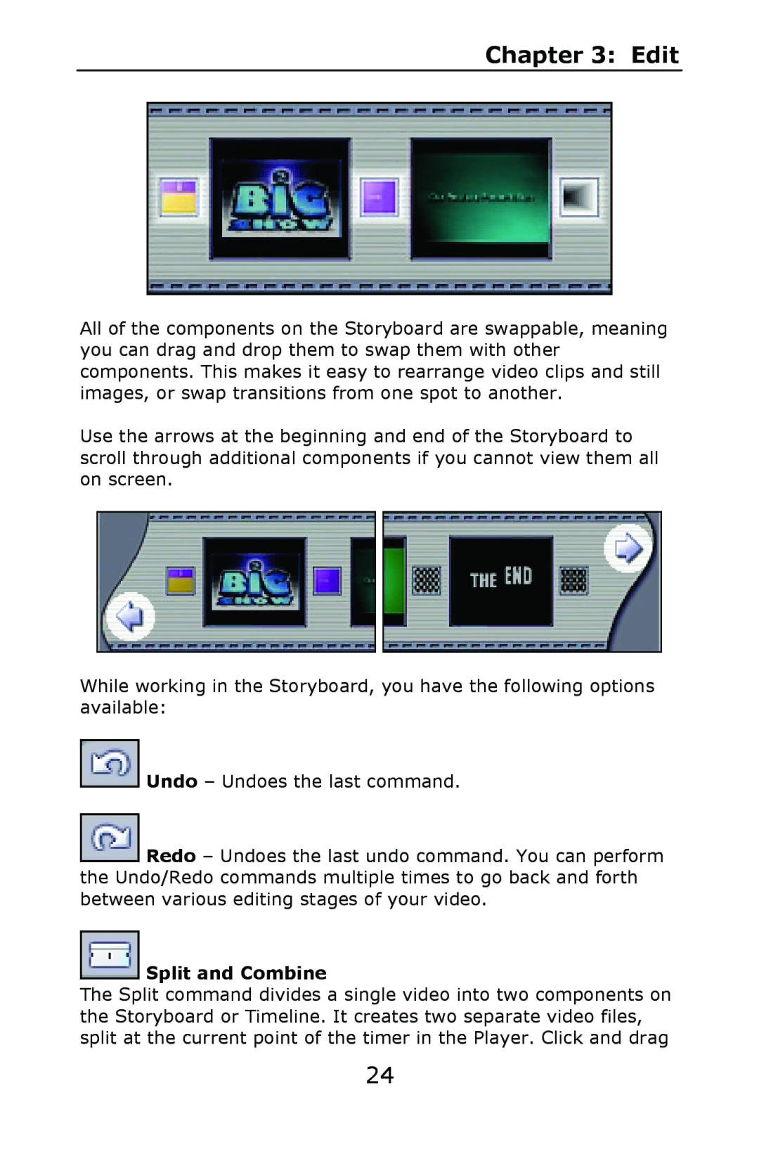 ArcSoft 2 manual Split and Combine 