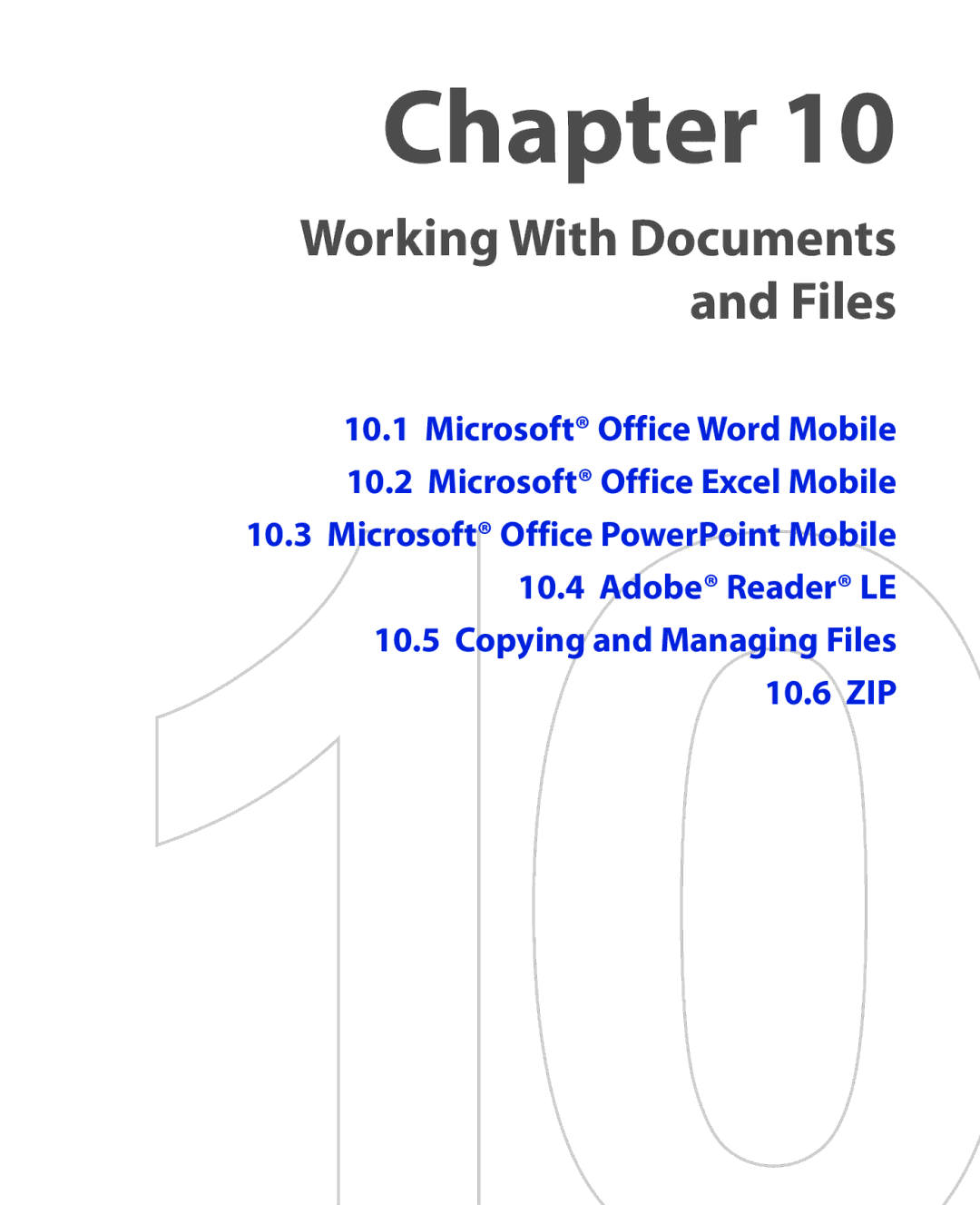 ArcSoft HERA110 manual Working With Documents and Files 