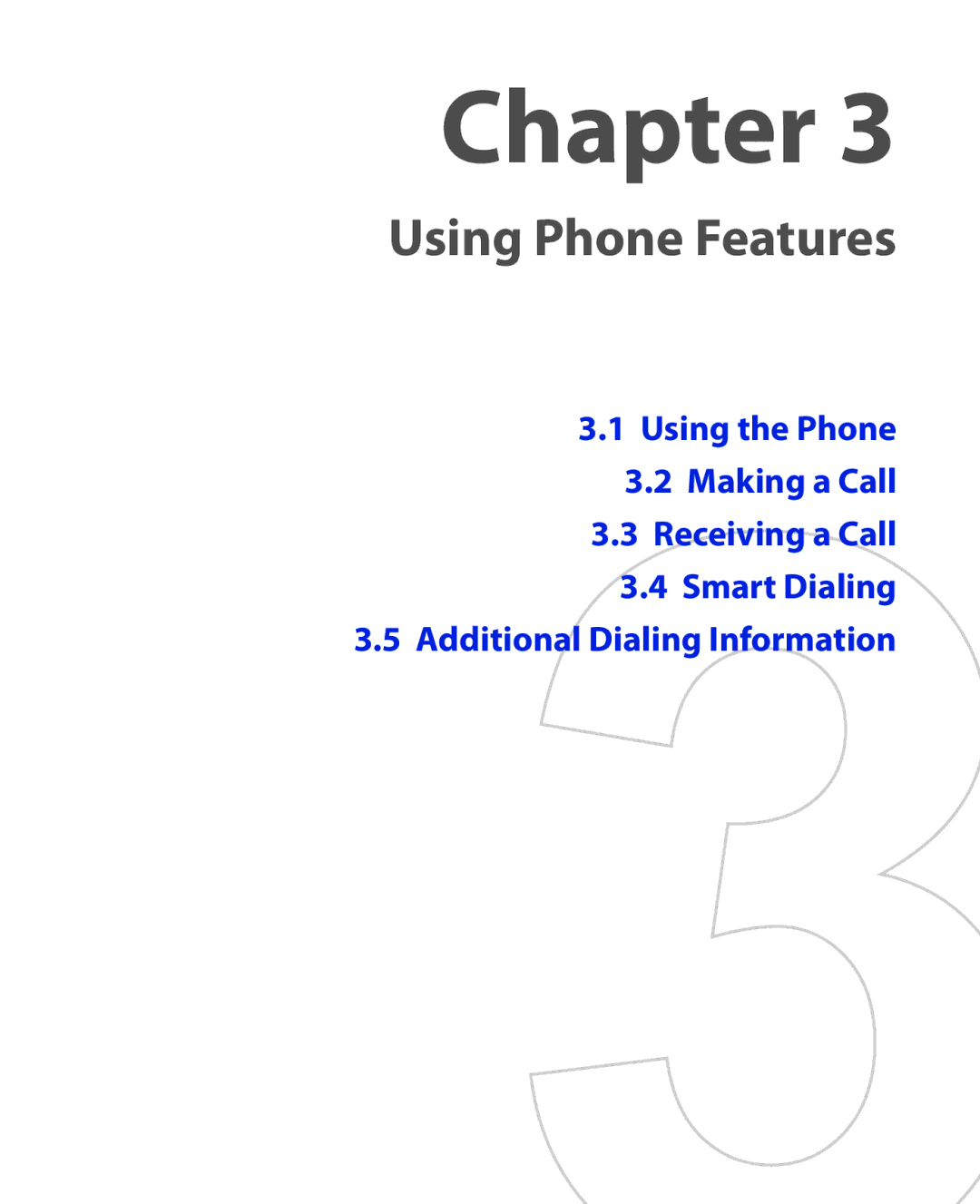 ArcSoft HERA110 manual Using Phone Features 