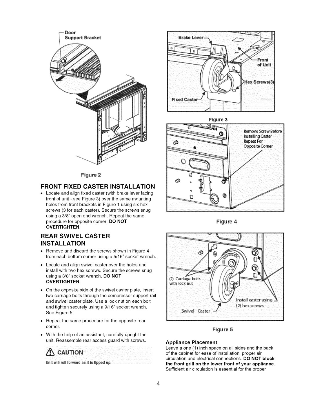 Arctic Air 297283501 important safety instructions Fmgur÷, Appliance Placement 