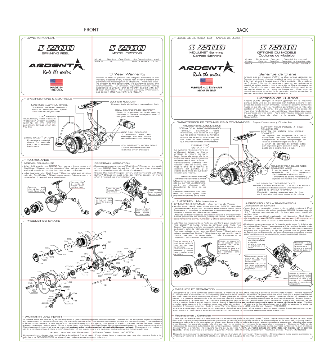 Ardent S 2500, S Series manual 