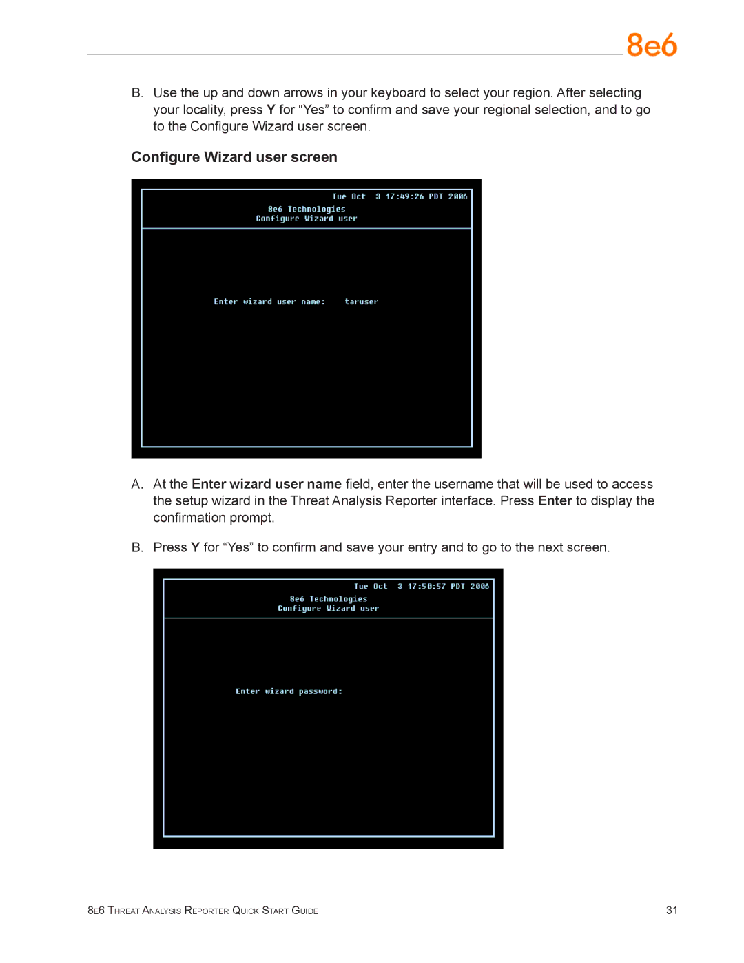 Argee MSA-004-004 quick start Configure Wizard user screen 