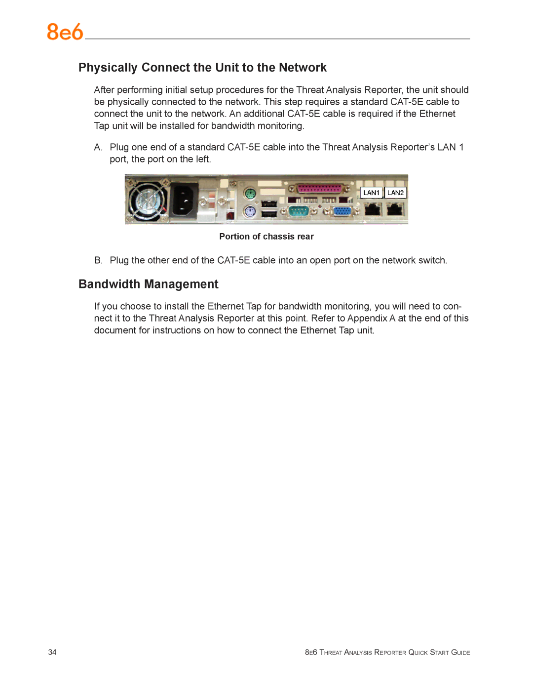 Argee MSA-004-004 quick start Physically Connect the Unit to the Network, Bandwidth Management 