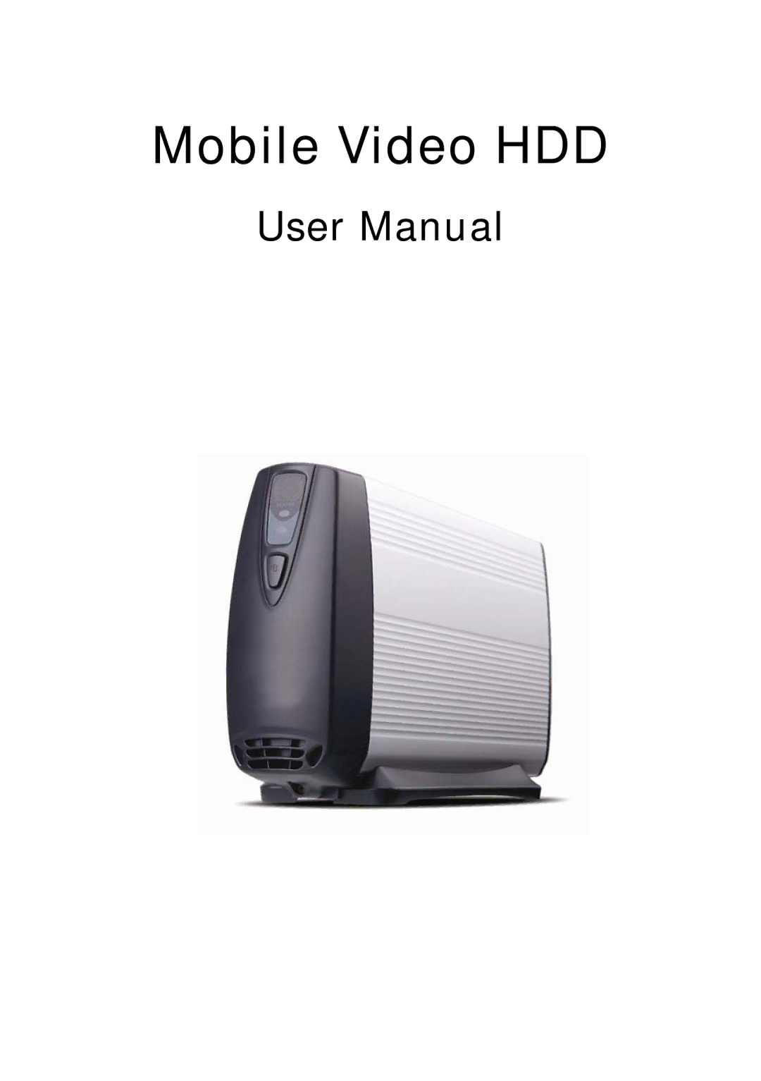 Argosy Research Mobile Video HDD user manual 