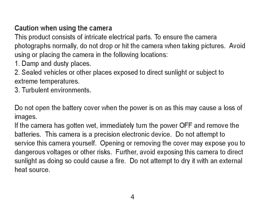 Argus Camera DCM-098 manual 