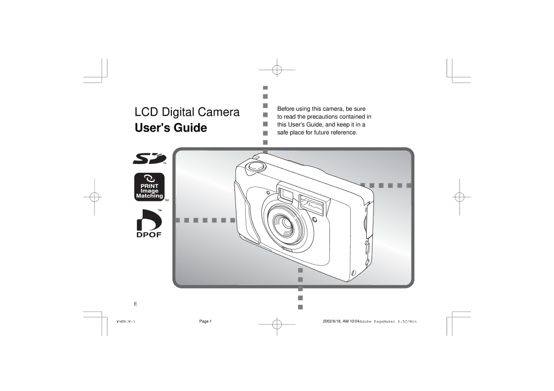 Argus Camera RW-1 manual Users Guide 