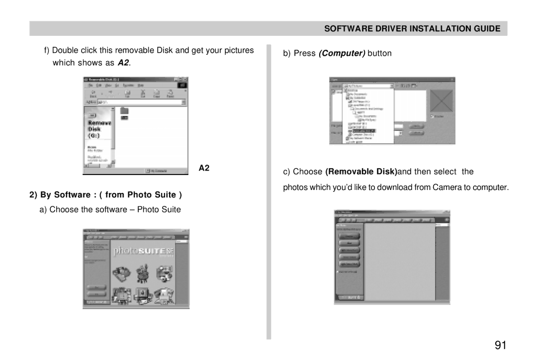 Argus Camera RW-1 manual By Software from Photo Suite 