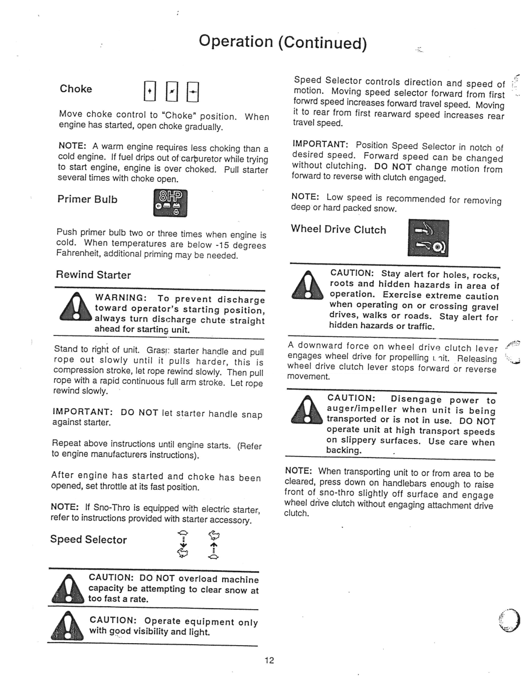 Ariens 029-ST824, 302-ST524, 303-ST724, 027-ST724, 026-ST524 manual 
