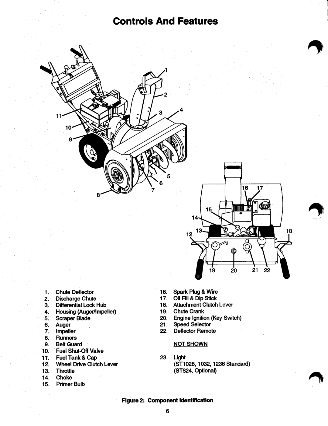 Ariens 086-ST1028, 313-ST1028, 311-ST824, 315-ST1232E, 312-ST924E, 314-ST1228E, 316-ST1236E, 085-ST1236, 084-ST1032, 080-TTS manual 