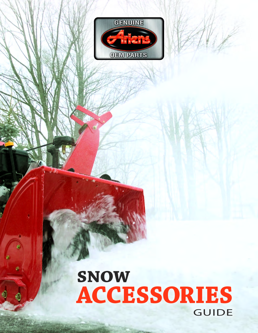 Ariens 72406500 manual Accessories, Snow, Guide 