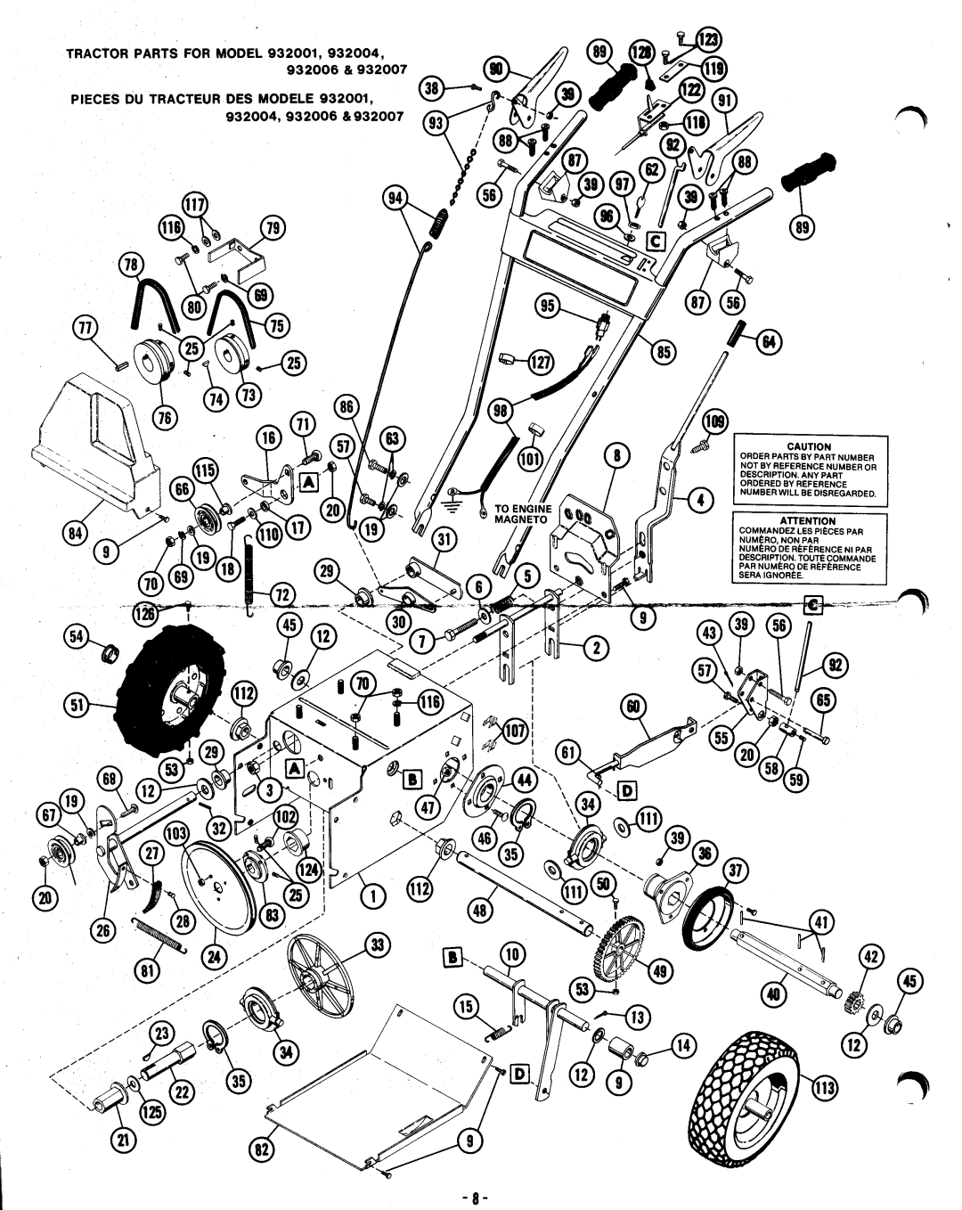 Ariens 832003, 832002, 932007, 932000 SERIES manual 