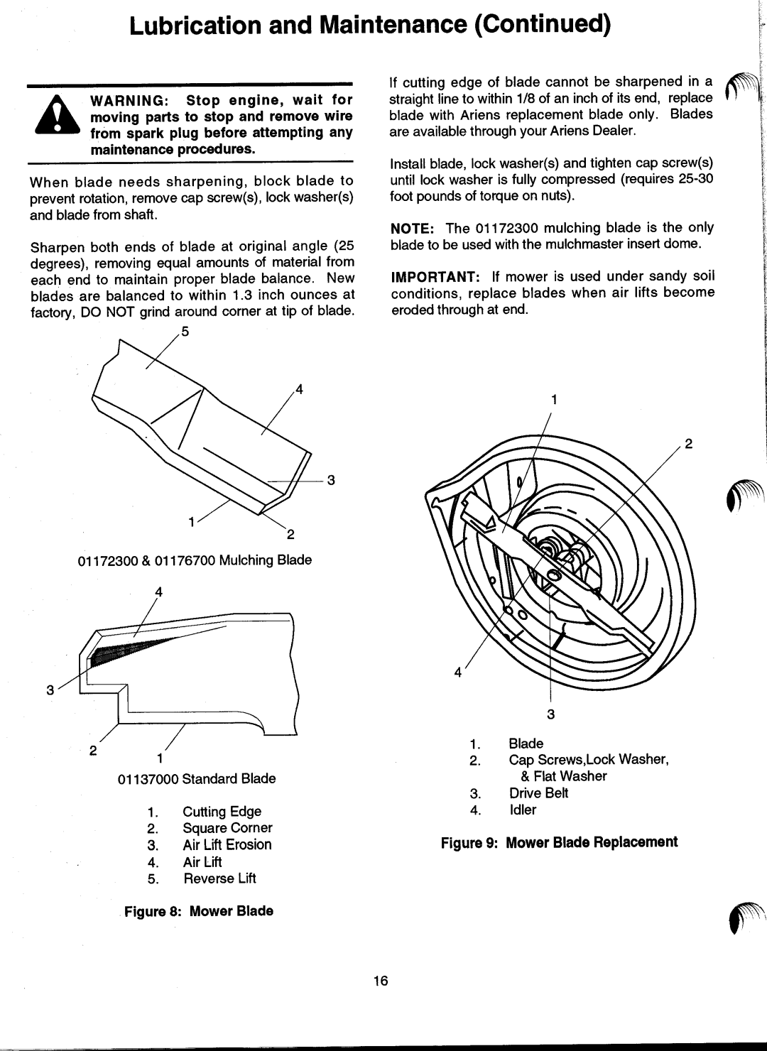 Ariens 911 manual 