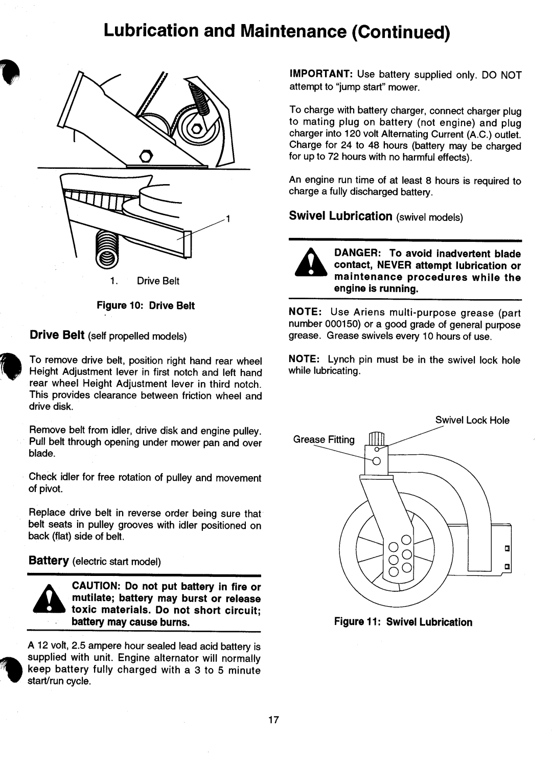 Ariens 911 manual 