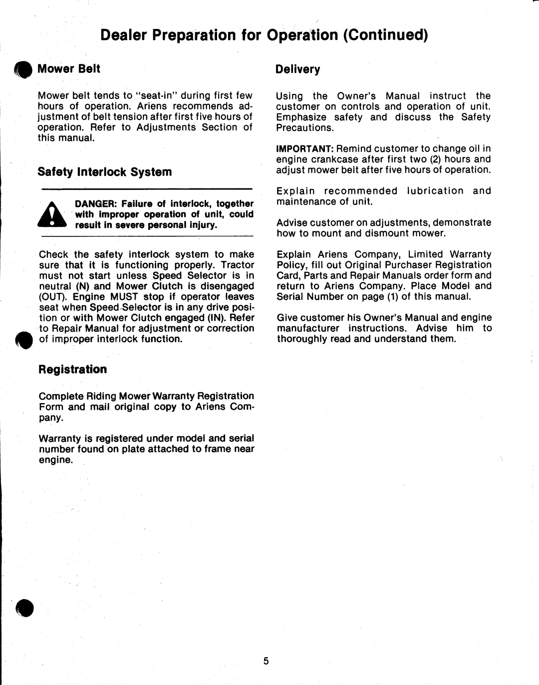 Ariens 912 manual 