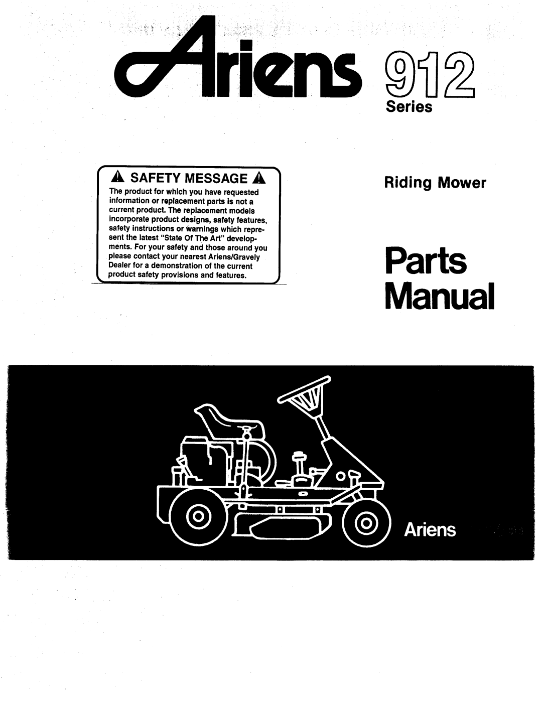 Ariens 912 manual 