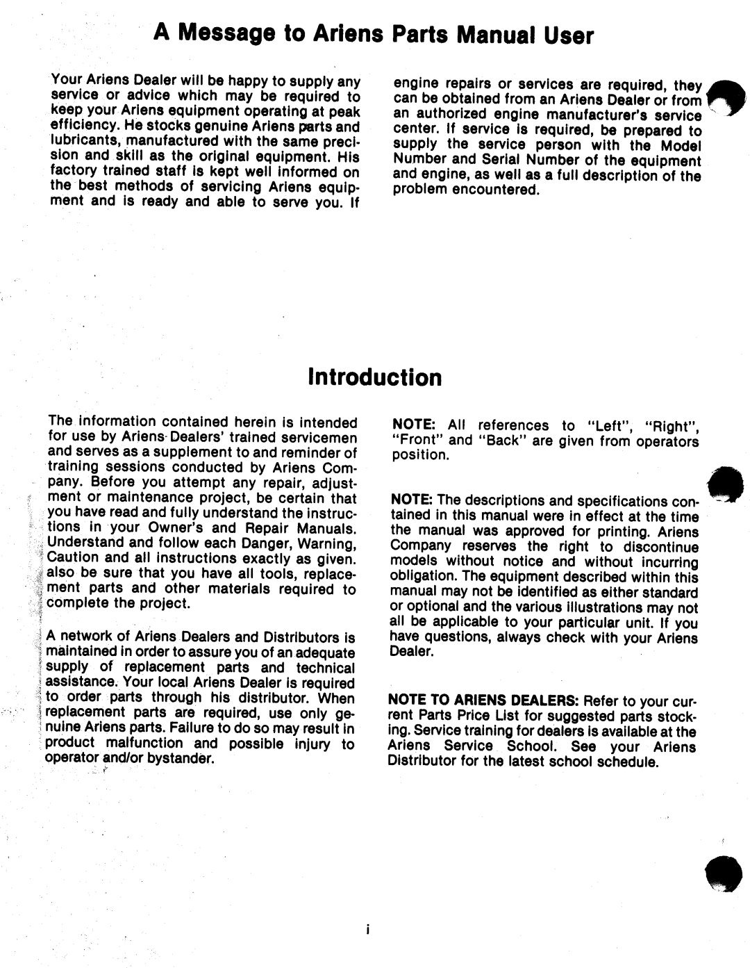 Ariens 912 manual 
