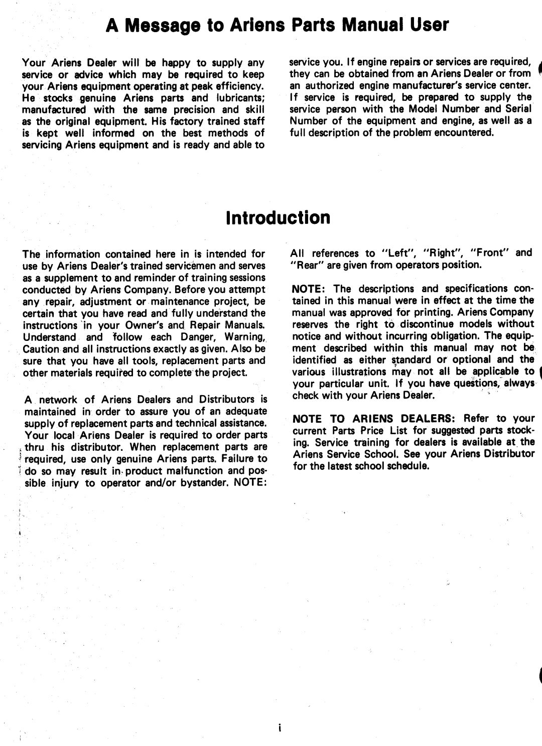 Ariens 924 manual 