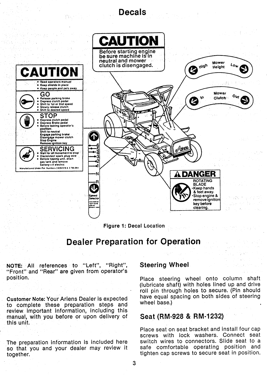Ariens 927 Series manual 